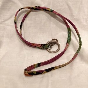 Vera Bradley set of 2 retired print Lanyards